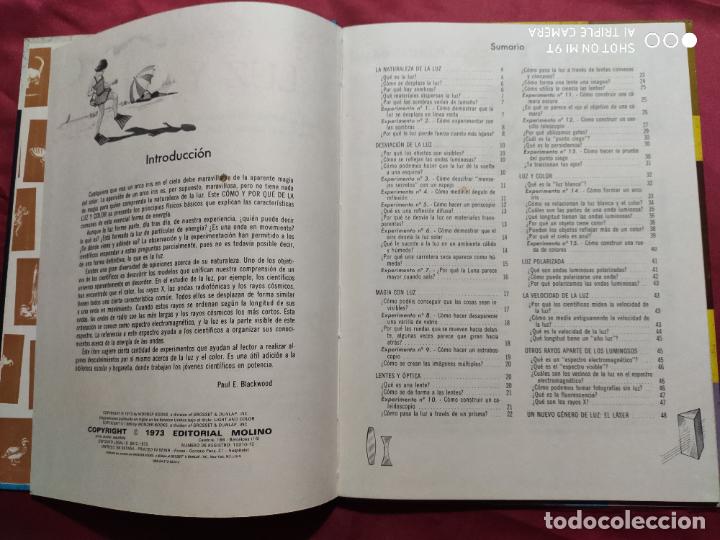 Libros: C&Oacute;MO Y POR QU&Eacute; DE LA LUZ Y COLOR. MOLINO. 1973 - Foto 3