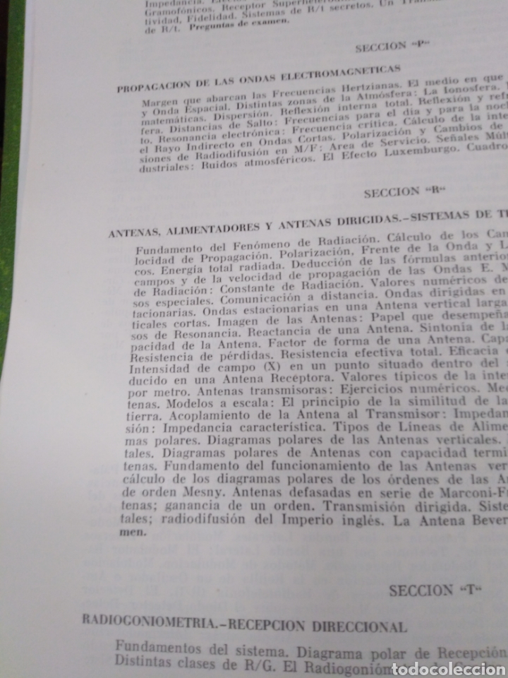 Libros: TEORIA DE LA RADIOCOMUNICACION - BONA, J. de y CAPILLA, A. - Foto 7