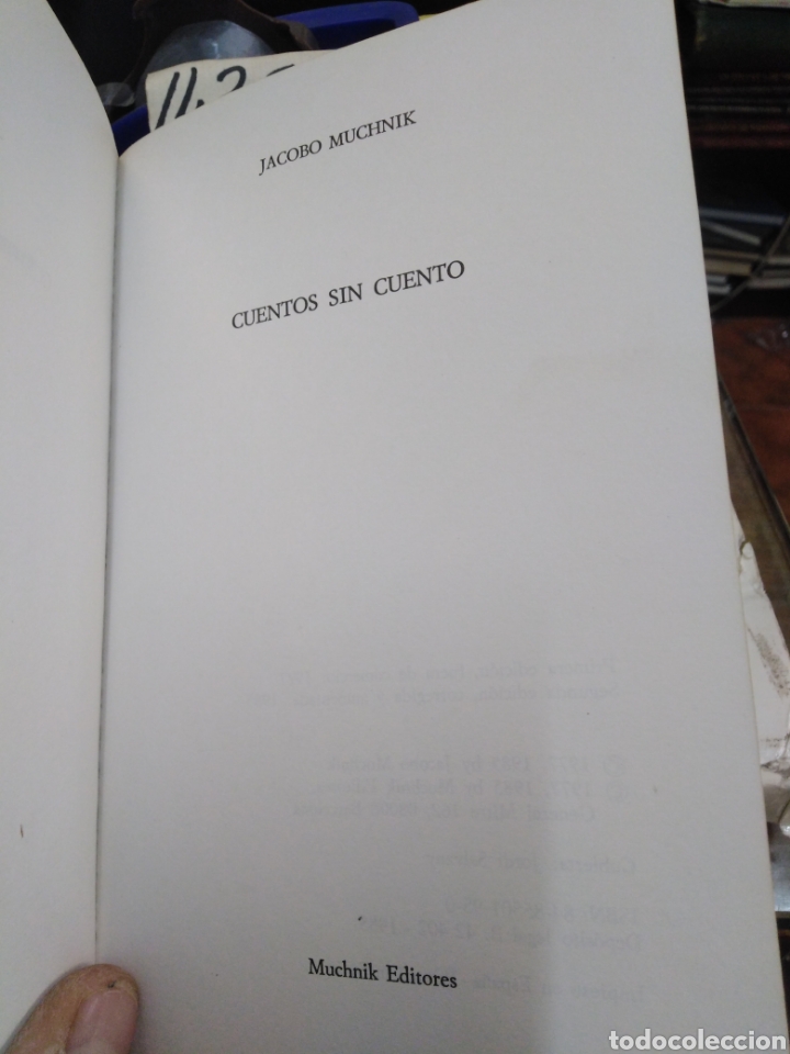 Libros: CUENTOS SIN CUENTO - MUCHNIK, J. - Foto 3