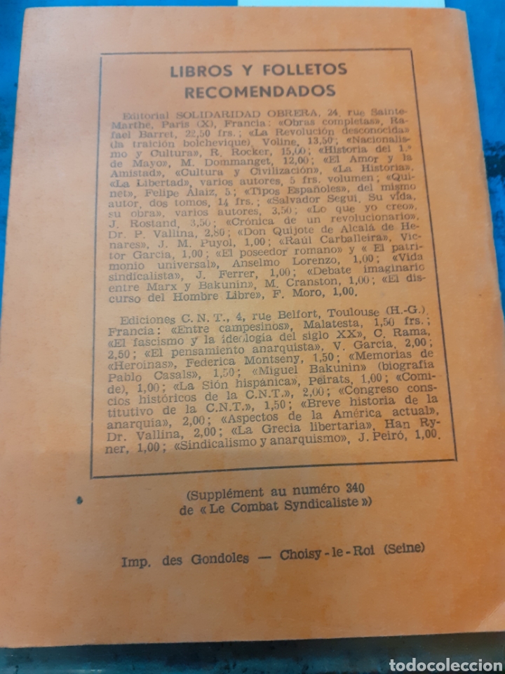 Libros: CONVERSACIONES LIBERTARIAS - FERRER, Juan. - Foto 2