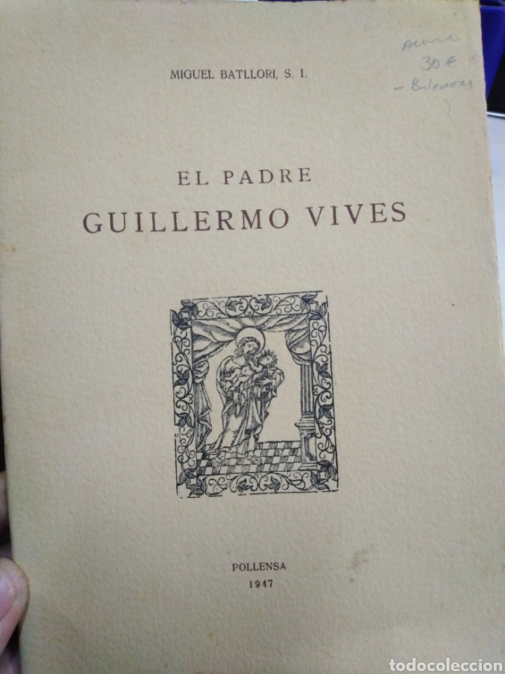 Libros: EL PADRE GUILLERMO VIVES - BATLLORI, Miguel - Foto 1