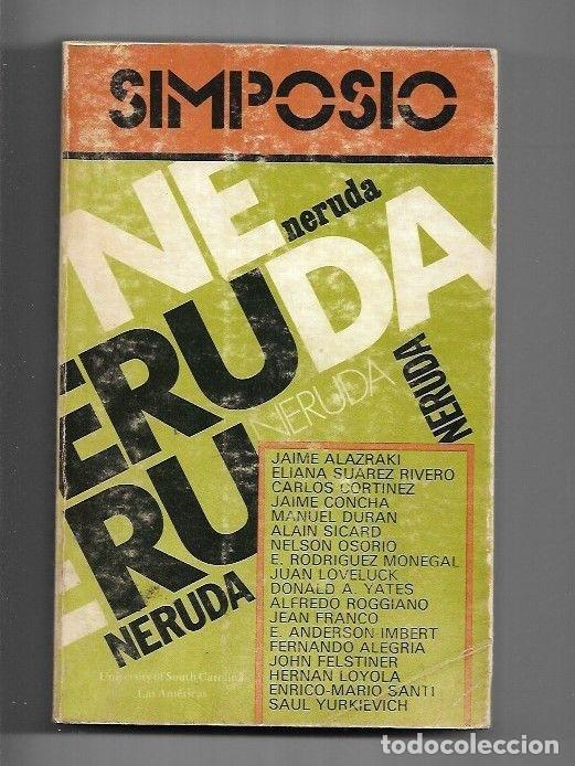Libros: SIMPOSIO PABLO NERUDA. ACTAS - VARIOS - Foto 3