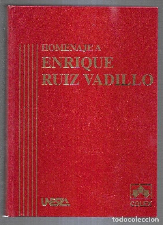 Libros: HOMENAJE A ENRIQUE RUIZ VADILLO - VARIOS - Foto 3