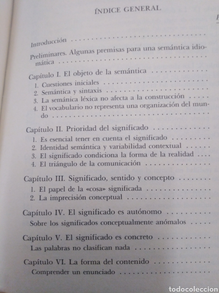 Libros: INTRODUCCION A LA SEMANTICA ESPA&Ntilde;OLA - TRUJILLO, Ram&oacute;n - Foto 5