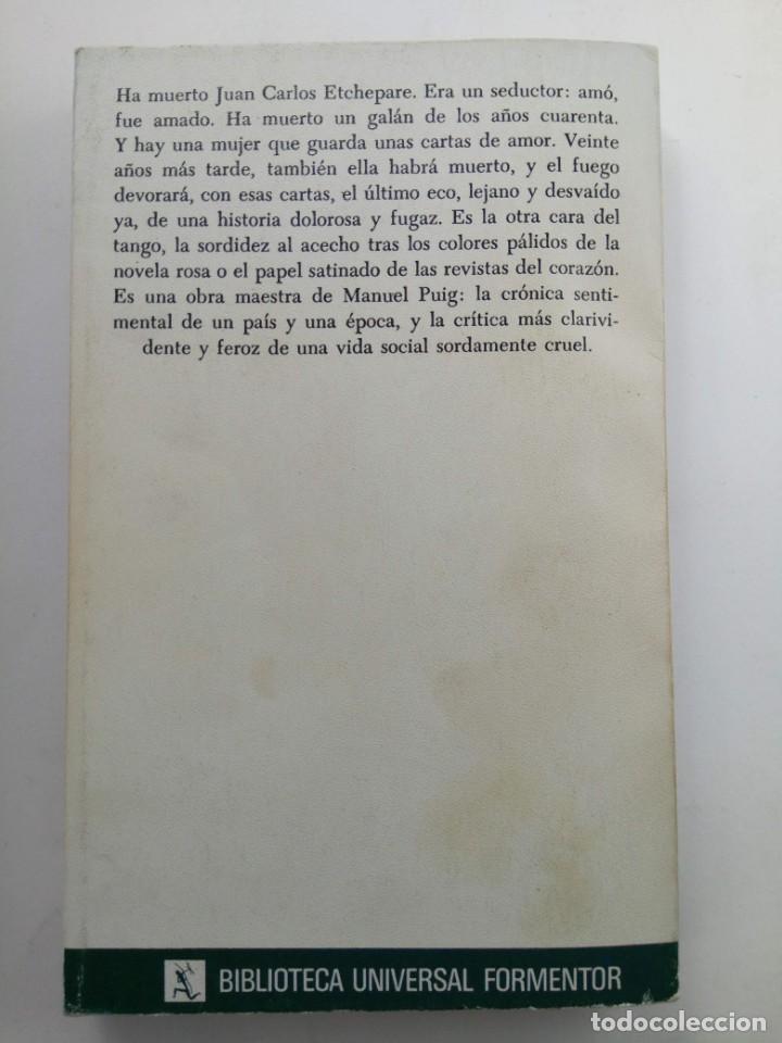 Libros: BOQUITAS PINTADAS - MANUEL PUIG - SEIX BARRAL - Foto 3