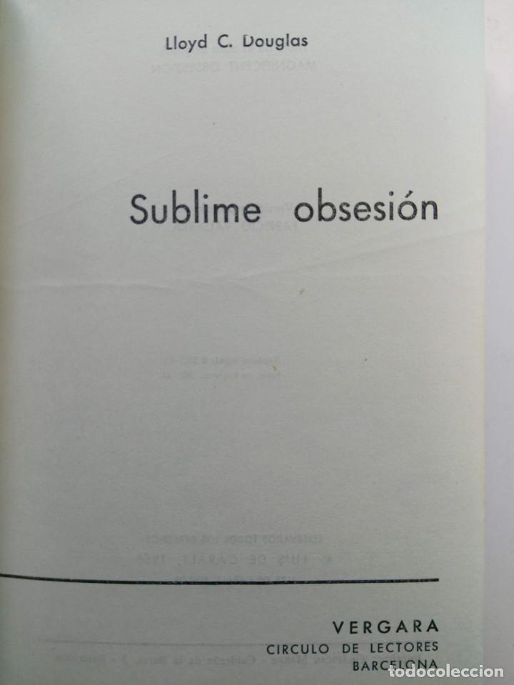 Libros: SUBLIME OBSESI&Oacute;N - LLOYD C. DOUGLAS - LUIS DE CARALT EDITOR - Foto 2