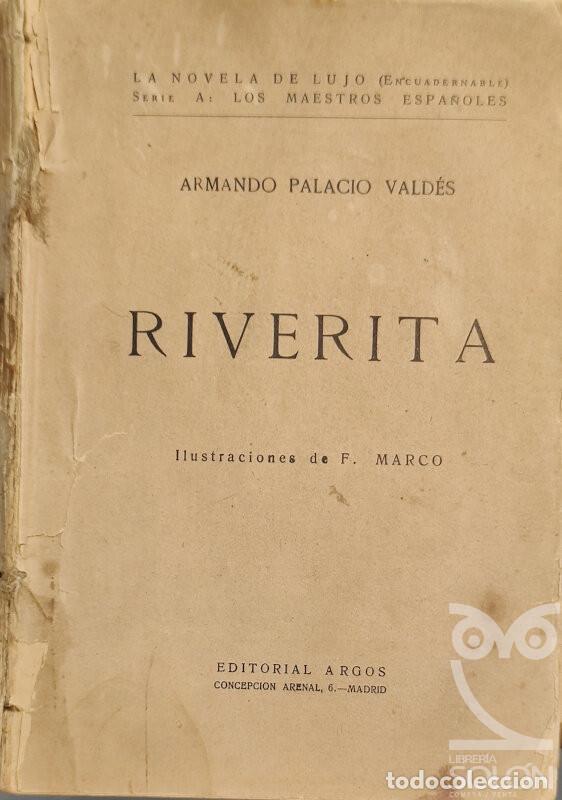 Libros: Riverita - Armando Palacio Valdes. - Foto 2
