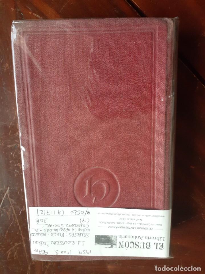 Libros: ROUSSEAU, JEAN JACQUES. - Obras selectas. - Foto 1
