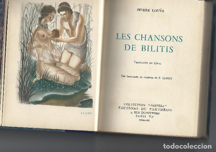Libros: LOUYS, Pierre.- - Les Chansons de Bilitis. - Foto 1