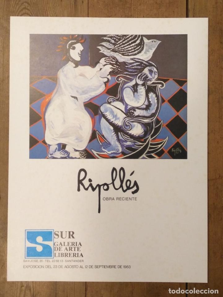 Libros: Cartel. RIPOLL&Eacute;S. - - Foto 1