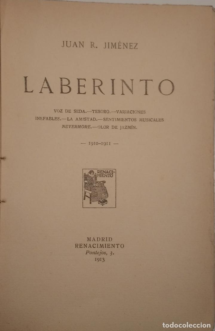 Libros: LABERINTO. JUAN RAM&Oacute;N JIM&Eacute;NEZ - JIM&Eacute;NEZ Juan Ram&oacute;n - Foto 3