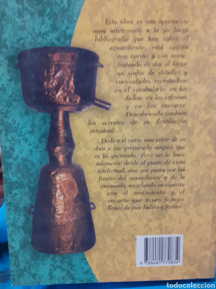 Libros: EL AGUARDIENTE Y LA QUEIMADA - YZQUIERDO PERRIN, Rafael. - Foto 2
