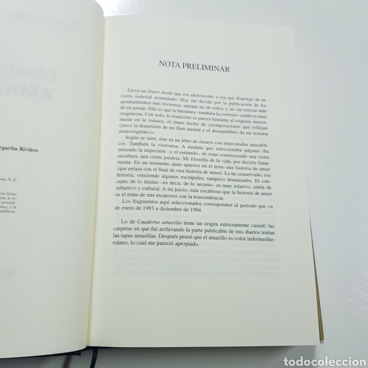 Libros: CUADERNO AMARILLO - SALVADOR PANIKER - Foto 4
