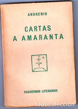 Libros: CARTAS A AMARANTA - ANDRENIO - Foto 1
