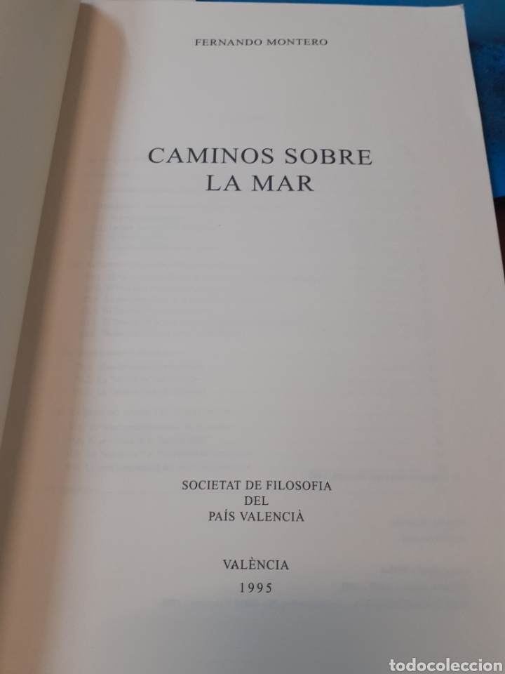 Libros: CAMINOS SOBRE LA MAR - MONTERO, Fernando - Foto 2