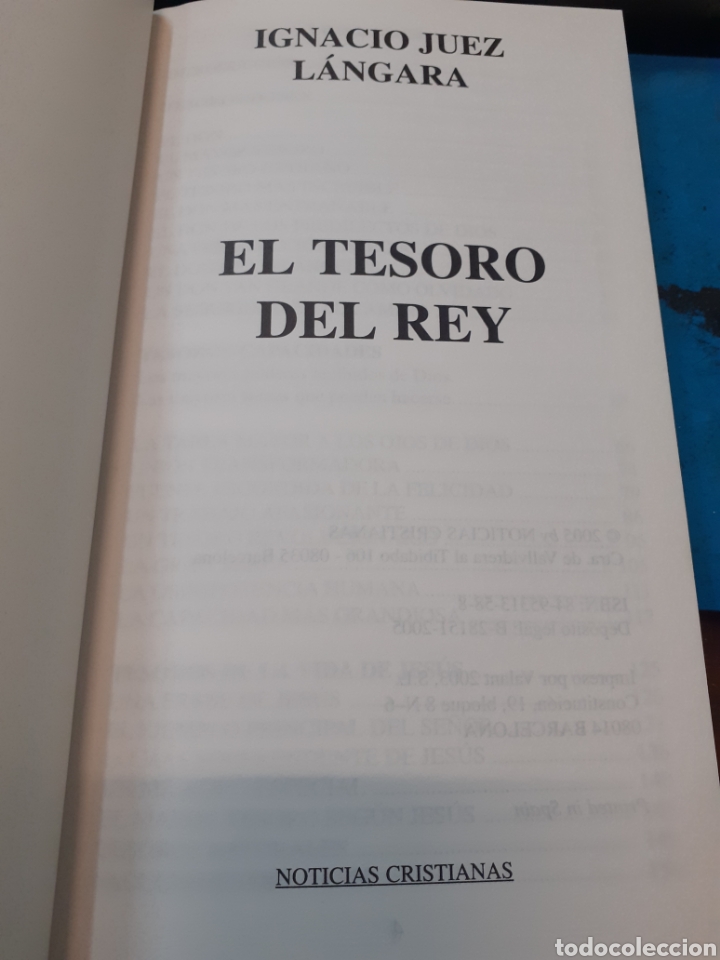 Libros: EL TESORO DEL REY - JUEZ LANGARA, Ignacio - Foto 2