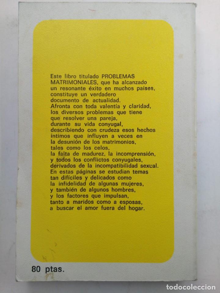 Libros: PROBLEMAS MATRIMONIALES - SALVYN LAIF - EDITORIAL FENIX - Foto 3