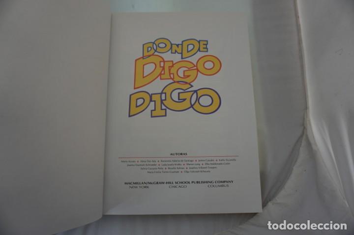 Libros: ARRI1 - DONDE DIGO DIGO - MCMILLAN / MCGRAW-HILL - Foto 3