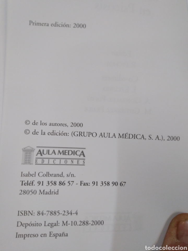 Libros: ACTUALIZACION EN PSICOSIS - V. V. A. A. - Foto 4