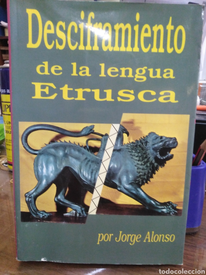 Libros: DESCIFRAMIENTO DE LA LENGUA ETRUSCA - ALONSO , Jorge. - Foto 1