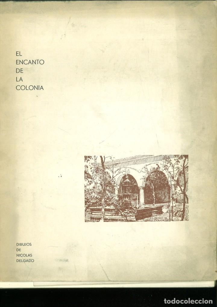 Libros: EL ENCANTO DE LA COLONIA. DIBUJOS DE NICOL&Aacute;S DELGADO. - Foto 1