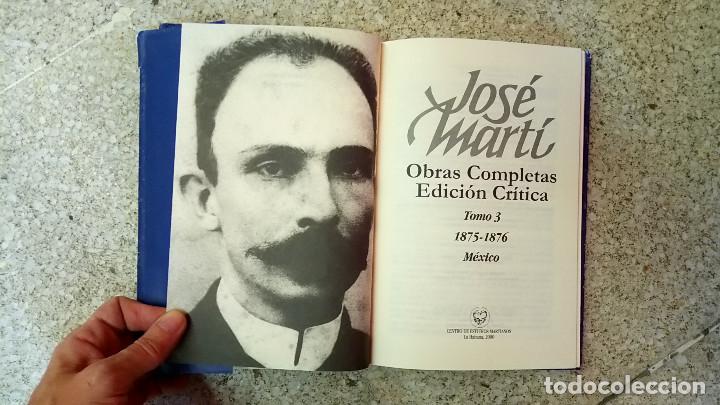 Libros: Jos&eacute; Mart&iacute;. Obras completas. Tomos 3, 4, 6, 8 y 9 - Foto 5