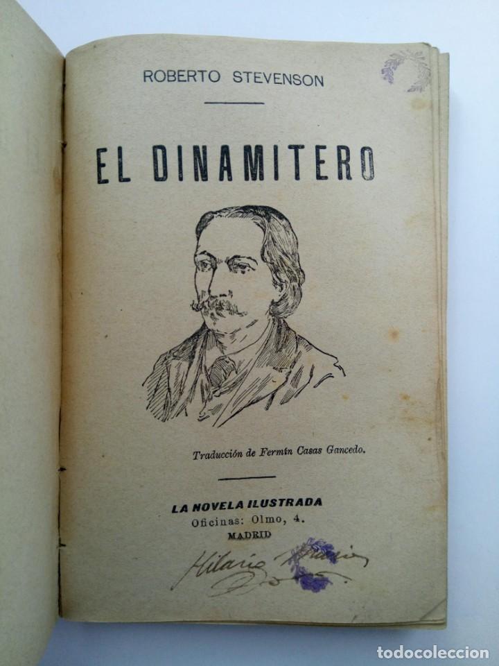 Libros: EL DINAMITERO - ROBERTO STEVENSON - LA NOVELA ILUSTRADA - Foto 2