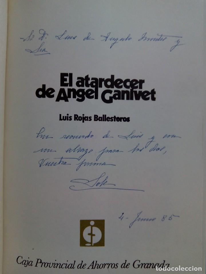 Libros: EL ATARDECER DE ANGEL GANIVET / LUIS ROJAS BALLESTEROS - Foto 4