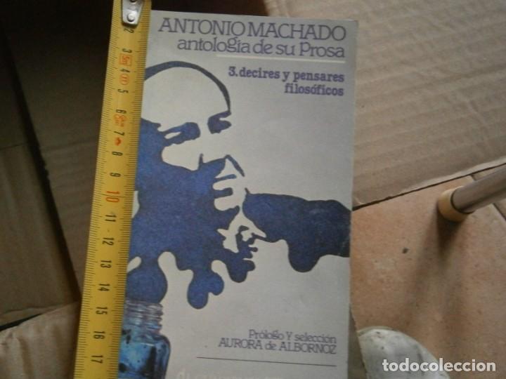Libros: ANTONIO MACHADO, ANTALOGIA DE SU PROSA - Foto 1