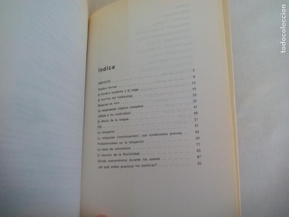 Libros: APRENDO YOGA, ANDR&Eacute; VAN LYSEBETH, EDITORIAL URANO. 1988 - Foto 2
