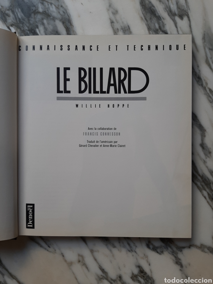 Libros: LE BILLARD - WILLIE HOPPE - 1987 - Foto 2