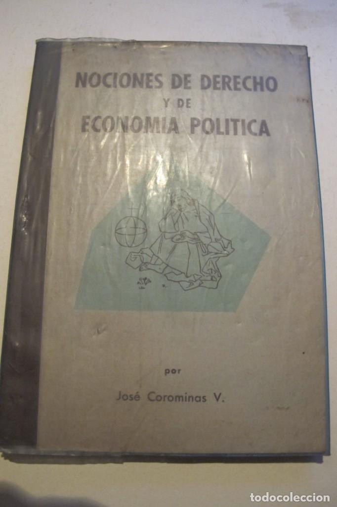 B&uuml;cher: NOCIONES DE DERECHO Y DE POLITICA. POR JOSE COROMINAS V.