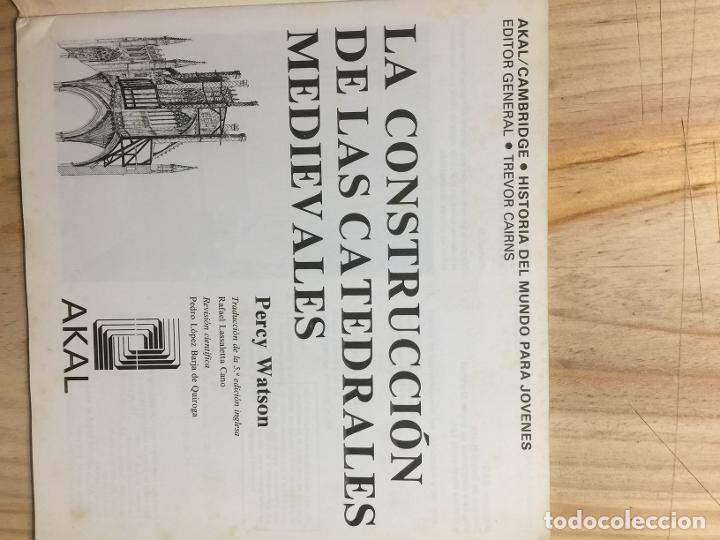 Libros: La construcci&oacute;n de las catedrales medievales - Percy Watson - Foto 2
