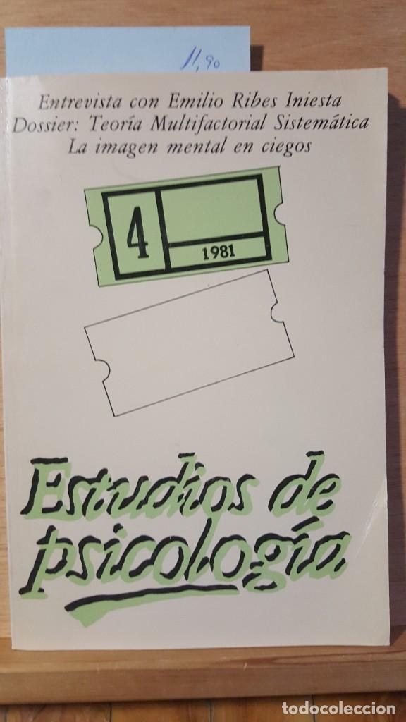 Libros: Estudios de psicologia entrevista con Emilio Ribes Iniesta imagen mental en ciegos