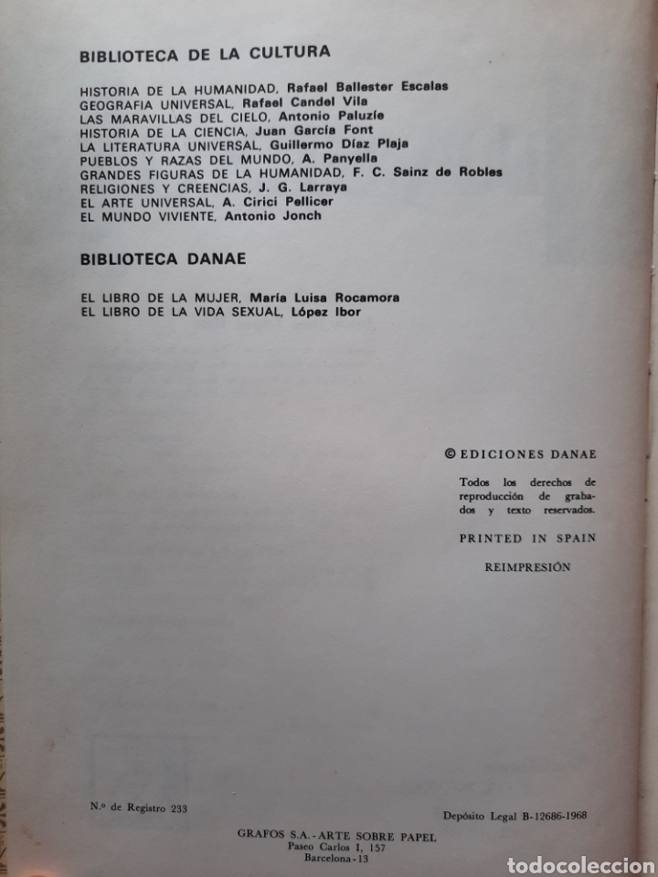 Libros: El libro de la vida sexual 1968 - Foto 3
