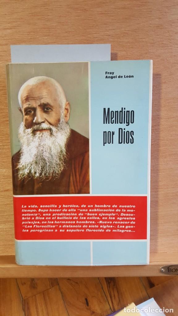 Libros: Angel de Le&oacute;n Mendigo de Dios Fray Leopoldo litograf&iacute;a Anel Granada 1971