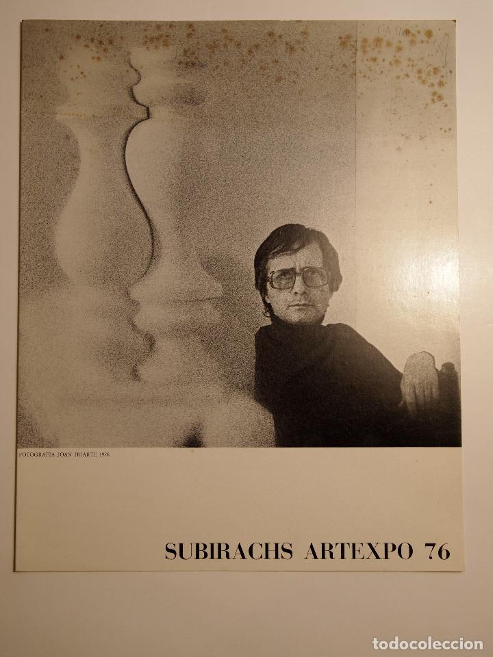 Libros: SUBIRACHS Artexpo 76. - Foto 1