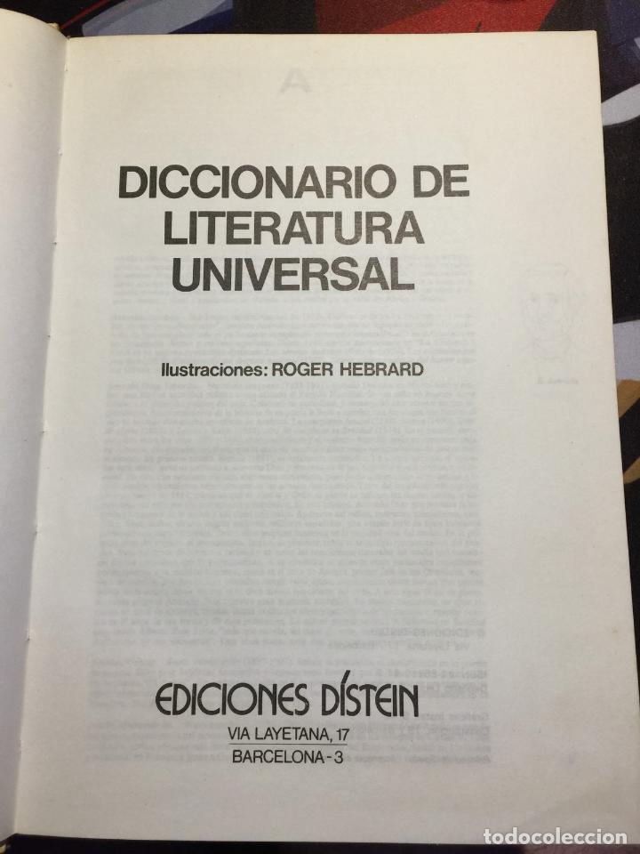 Libros: Diccionario de literatura universal - Foto 5