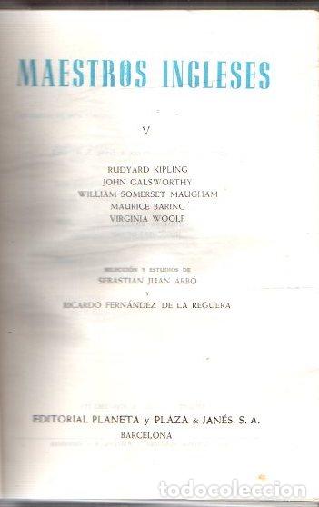 Libros: Maestros ingleses - NO CONSTA AUTOR - Foto 1