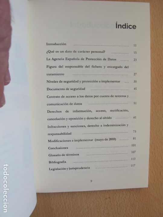 Libros: REGLAMENTO GENERAL DE PROTECCI&Oacute;N DE DATOS ( RGPD ).- L. GRANADOS, C. S&Aacute;NCHEZ.- EDITATUM. 2018 - Foto 4