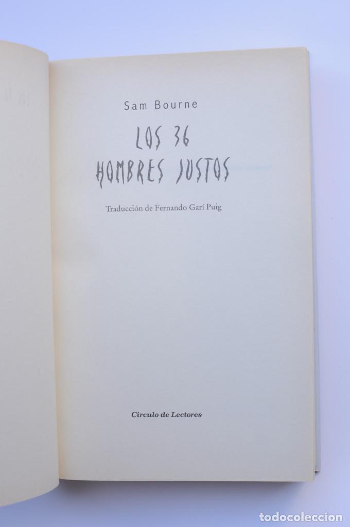 Libros: Los 36 hombres justos - BOURNE, Sam - Foto 3