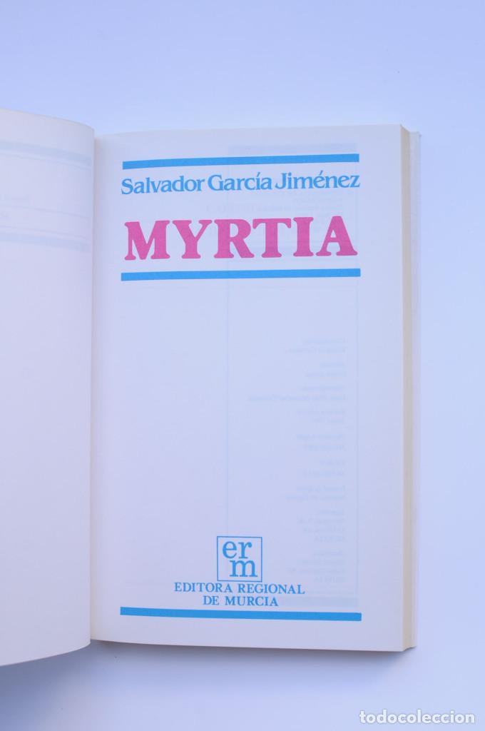 Libros: Myrtia - GARC&Iacute;A JIM&Eacute;NEZ, Salvador - Foto 2