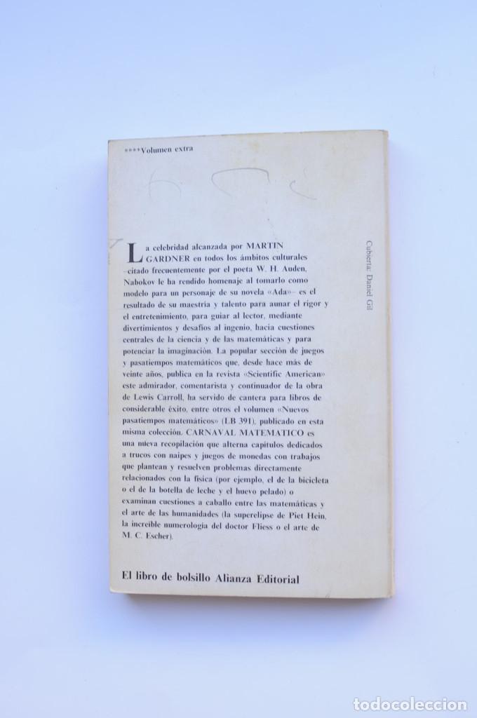 Libros: Carnaval matem&aacute;tico - GARDNER, Martin - Foto 6