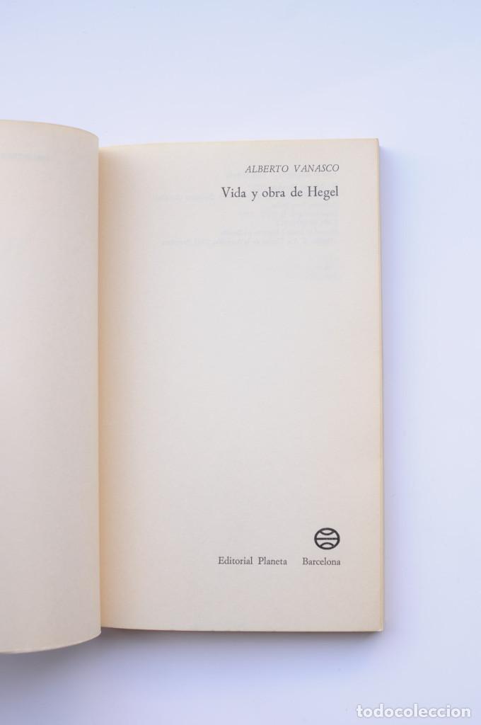 Libros: Vida y obra de Hegel - VANASCO, Alberto - Foto 2