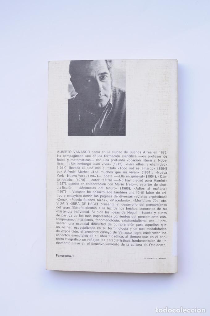 Libros: Vida y obra de Hegel - VANASCO, Alberto - Foto 3