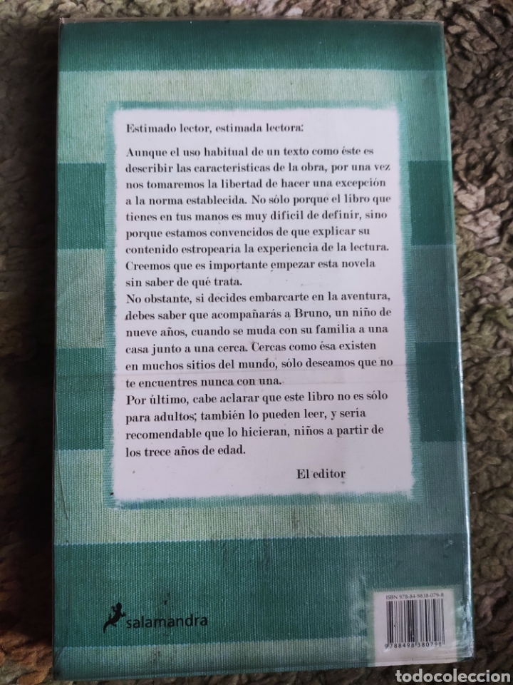 Libros: El Ni&ntilde;o con el Pijama de Rayas. John Boyne - Foto 2
