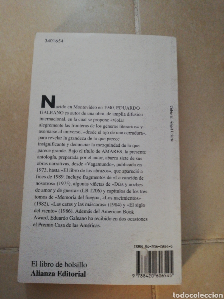 Libros: Amares Eduardo Galeano, alianza editorial - Foto 3