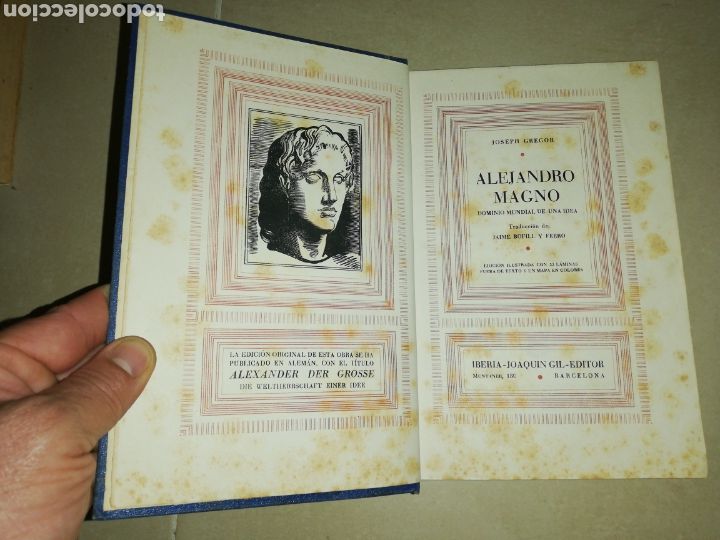 Libros: Alejandro Magno, joshep Gregor, Iberia-Joaqu&iacute;n Gil-editor - Foto 1