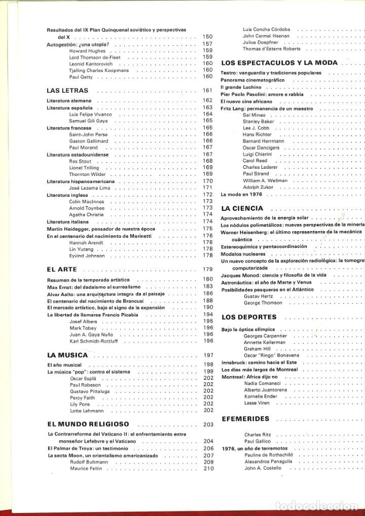 Libros: LIBRO DEL A&Ntilde;O 1976. Varios - Foto 3