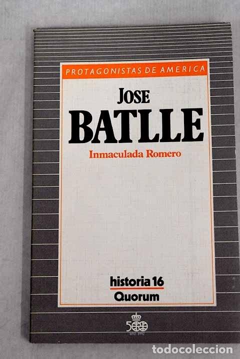 Libros: Jos&eacute; Batlle.- Romero, Inmaculada - Foto 1